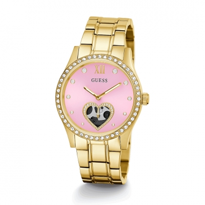 Relógio Mulher Guess Be Loved Dourado - GW0380L2