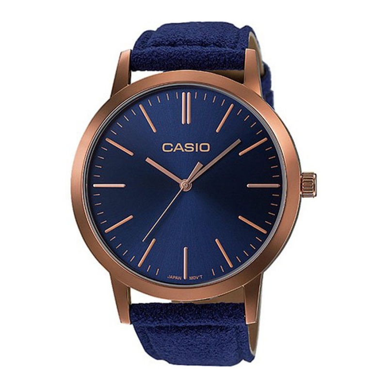 Relógio Unisexo Casio Collection Azul - LTP-E118RL-2AEF