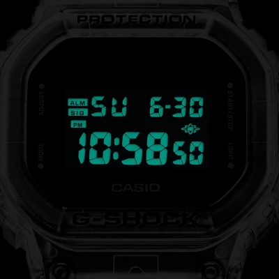 Relógio Homem Casio G-Shock Skeleton - DW-5600SKE-7ER