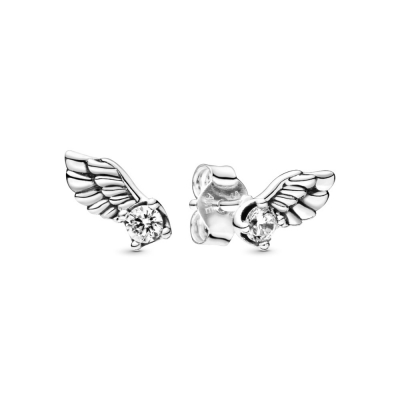 Brincos Mulher Pandora Sparkling Angel Wing - 298501C01