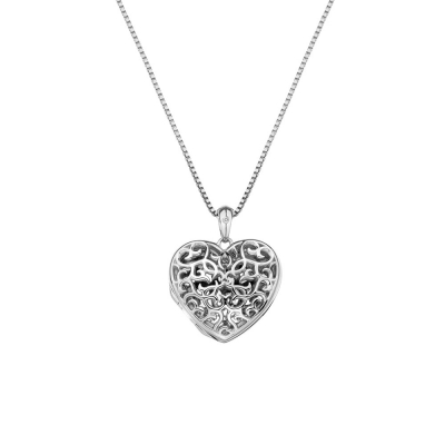 Colar Mulher Hot Diamonds Heart Filigree Locket - DP671