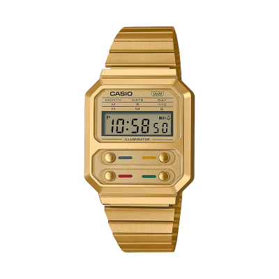 Relógio Unisexo Casio Vintage Dourado - A100WEG-9AEF