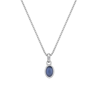 Colar Mulher Hot Diamonds Blue Agate Birthstone - DP762