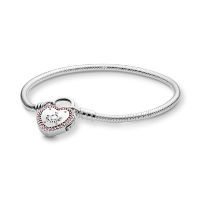 Pulseira Mulher PANDORA Moments Lock Your Promise - 596586FPC
