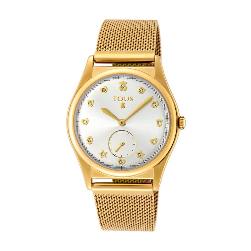 Relógio Mulher Tous Free Dourado - 800350815