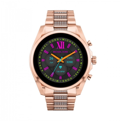 Smartwatch Mulher Michael Kors Gen 6 Bradshaw Ouro Rosa - MKT5135