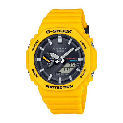 Relógio G-Shock Classic Solar Bluetooth Amarelo - GA-B2100C-9AER