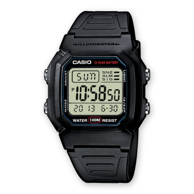 Relógio Homem Casio Collectio Digital - W-800H-1AVES