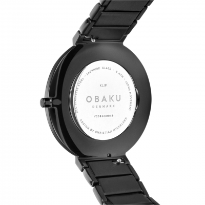 Relógio Homem Obaku Klip Dark - V258GXBBSB