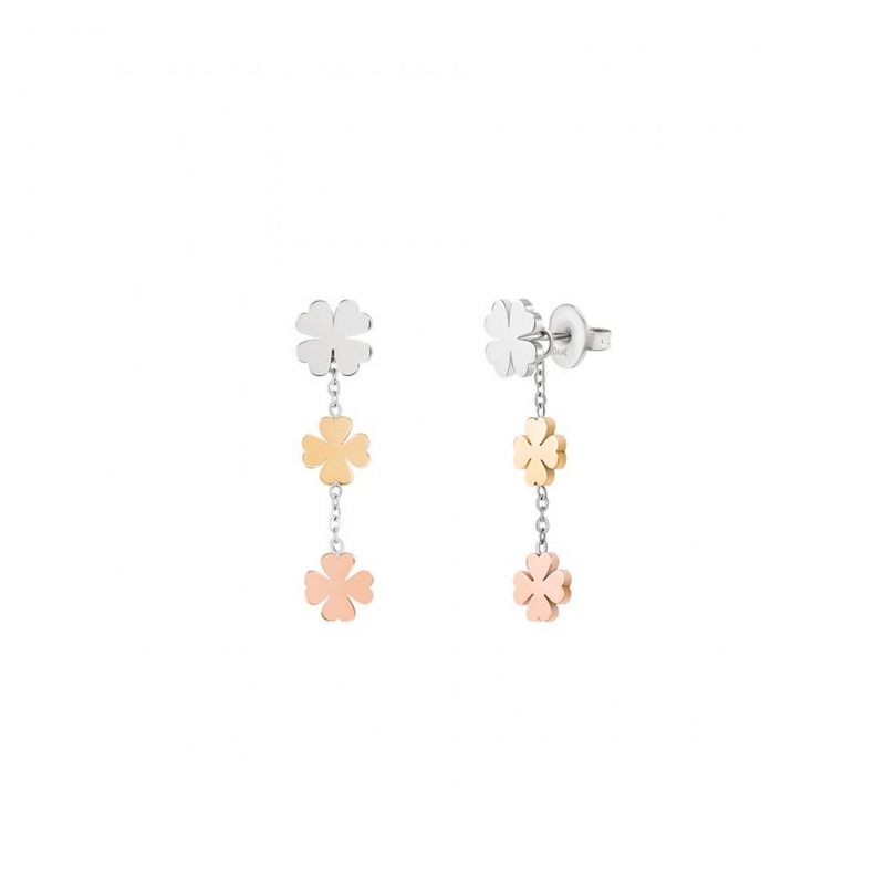 Brincos Mulher One Jewels Lucky Flower - OJLFE033T