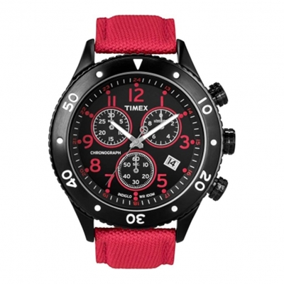 Relógio Homem Timex Vivid Red Chrono - T2N087