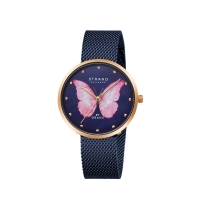Relógio Mulher Strand Pink Butterfly Ocean - S700LXVLML-DBP