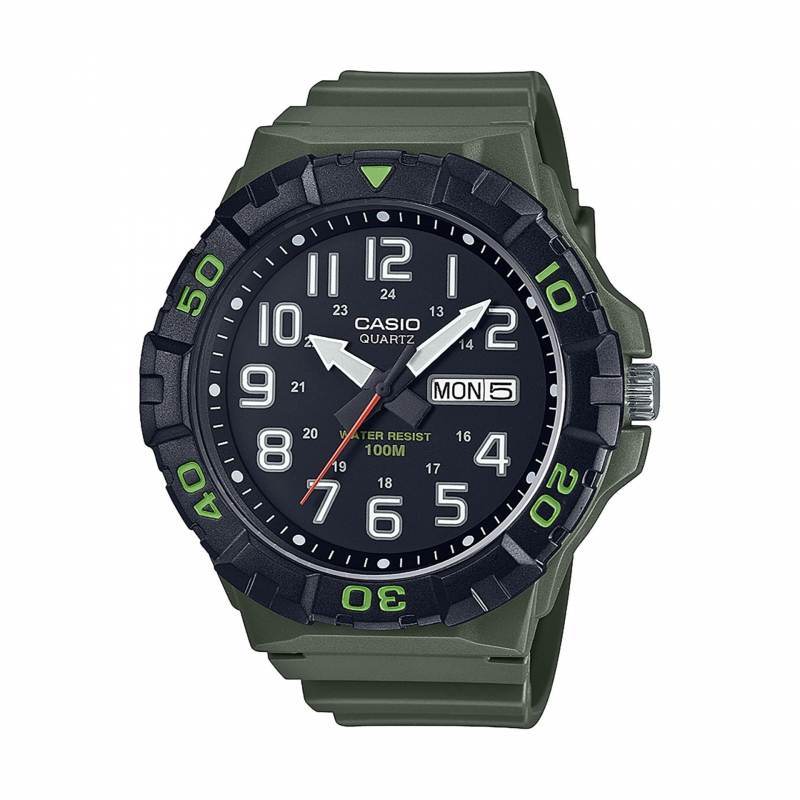 Relógio Homem Casio Collection Verde - MRW-210H-3AVEF