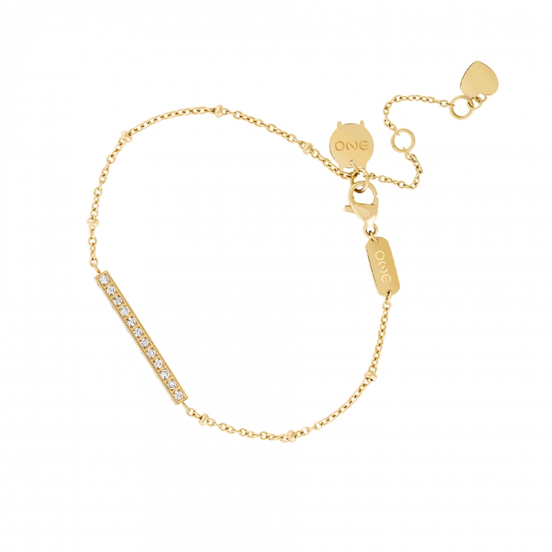 Pulseira Mulher One Jewels Reflexions Gold - OJRB02G