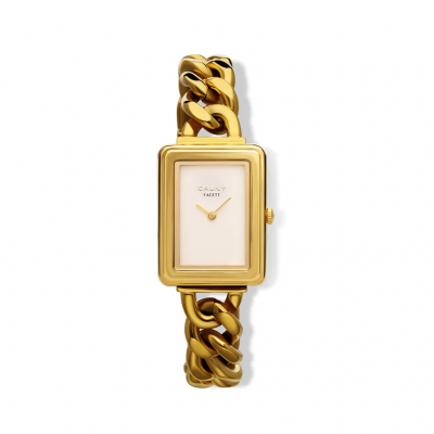 Relógio Mulher Cauny Box Facett Gold - CFT001PK