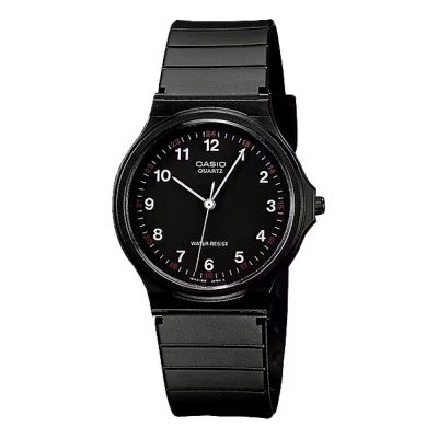 Relógio Unisexo Casio Collection Preto - MQ-24-1BLLEG
