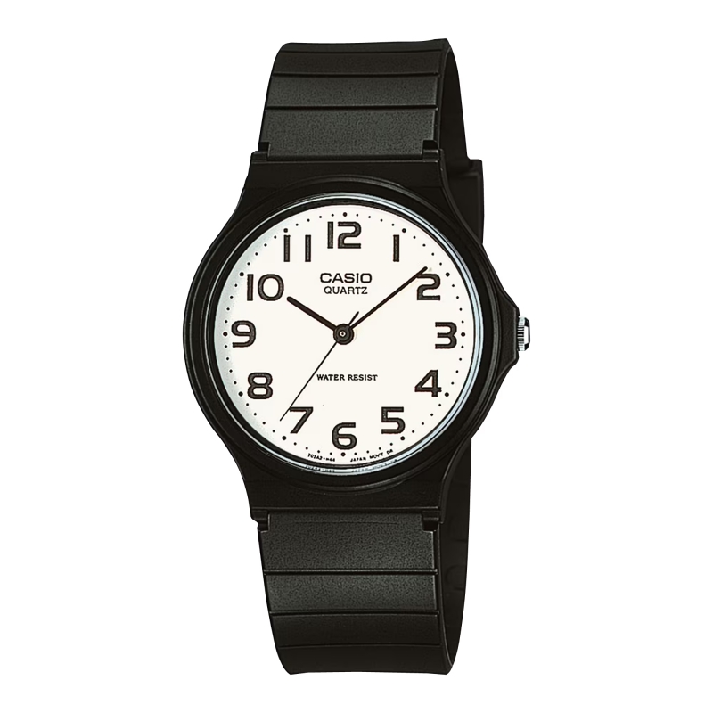 Relógio Unisexo Casio Collection Preto - MQ-24-7B2LEG