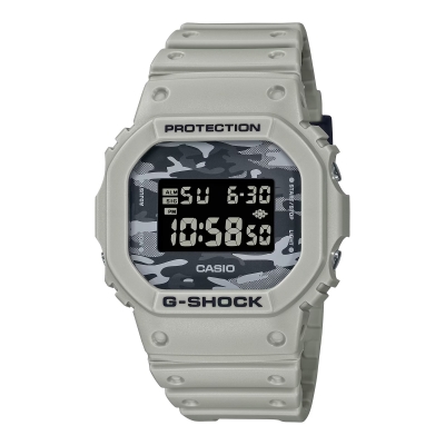 Relógio Homem G-SHOCK Série DW-5600 Bege - DW-5600CA-8ER