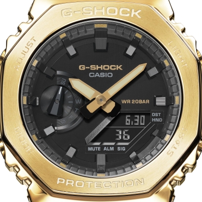 Relógio Homem G-SHOCK Série GM-2100 Preto - GM-2100G-1A9ER