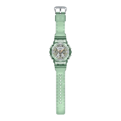 Relógio Homem G-SHOCK Série GMA-S120 Verde Transparente - GMA-S120GS-3AER
