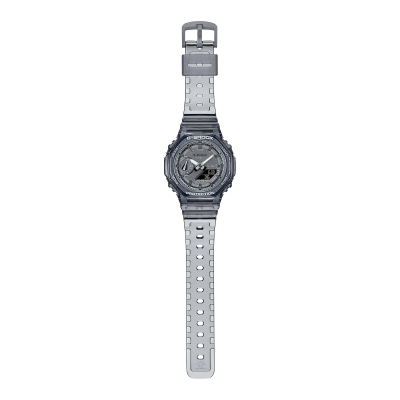 Relógio Mulher G-SHOCK Série GMA-S2100 Cinza Transparente - GMA-S2100SK-1AER