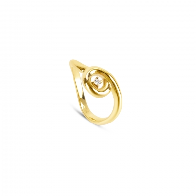 Anel Mulher One Jewels InfinityTwisted Gold - OJIFR03G