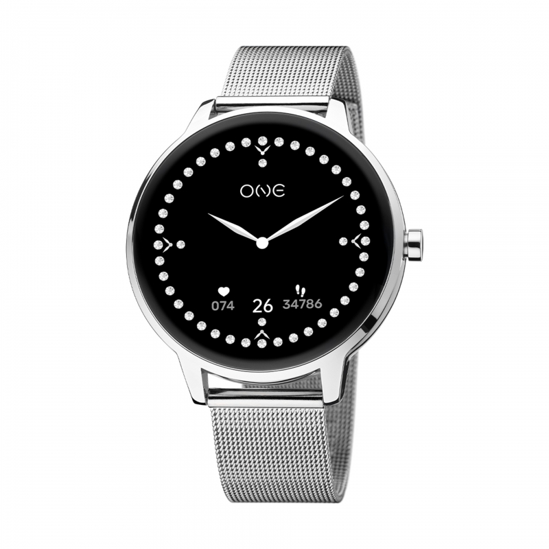 Smartwatch Mulher One QueenCall Prateado - OSW0027SM32D
