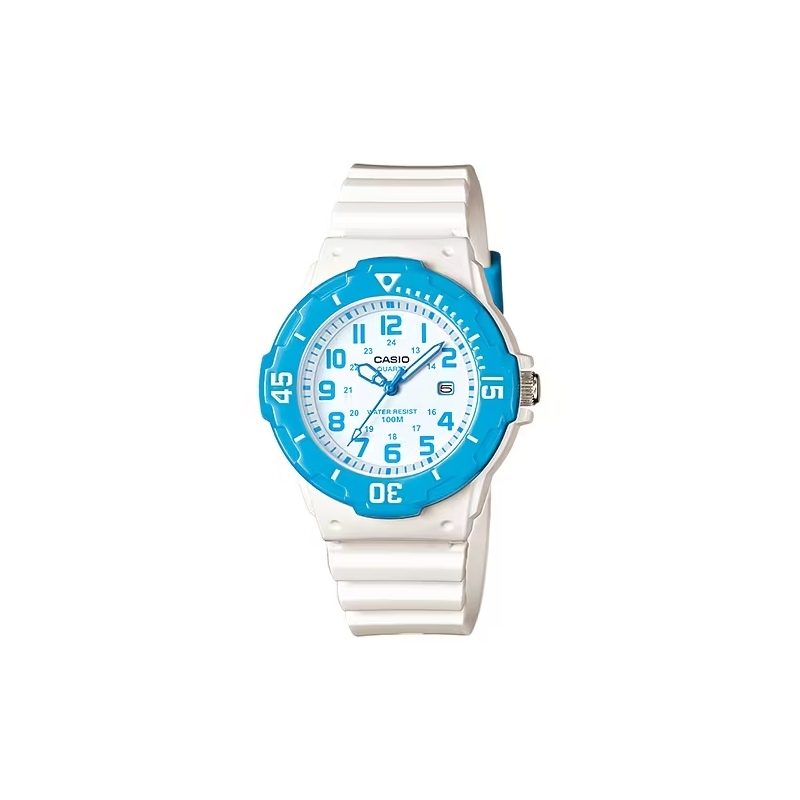 Relógio Mulher Casio Collection Branco E Azul - LRW-200H-2BVEF