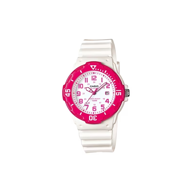 Relógio Mulher Casio Collection Branco E Rosa - LRW-200H-4BVEF