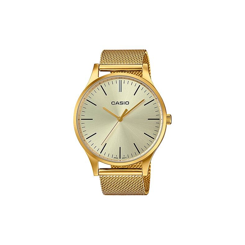 Relógio Unisexo Casio Vintage Dourado - LTP-E140G-9AEF