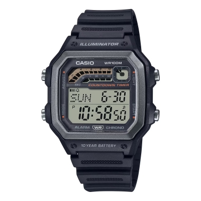 Relógio Homem Casio Collection Standard Preto - WS-1600H-1AVEF