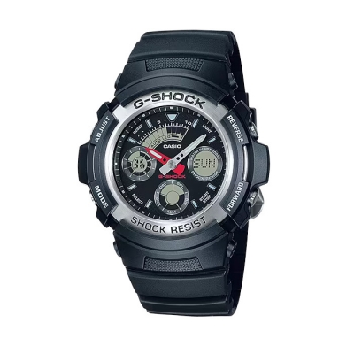 Relógio Homem G-Shock Série Aw-590 Preto - AW-590-1AER