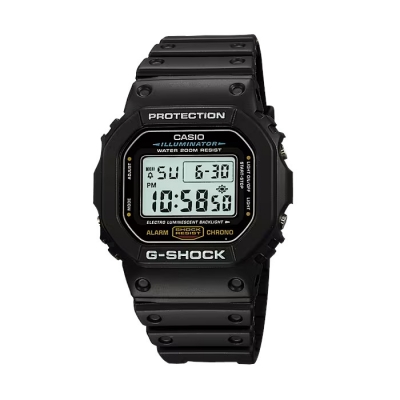 Relógio Homem G-Shock Série Dw-5600 Preto - DW-5600E-1VER