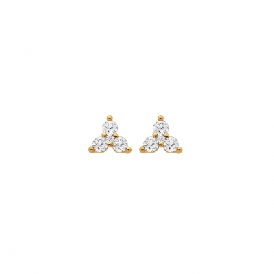 Brincos Mulher Hot Diamonds Triple - DE759