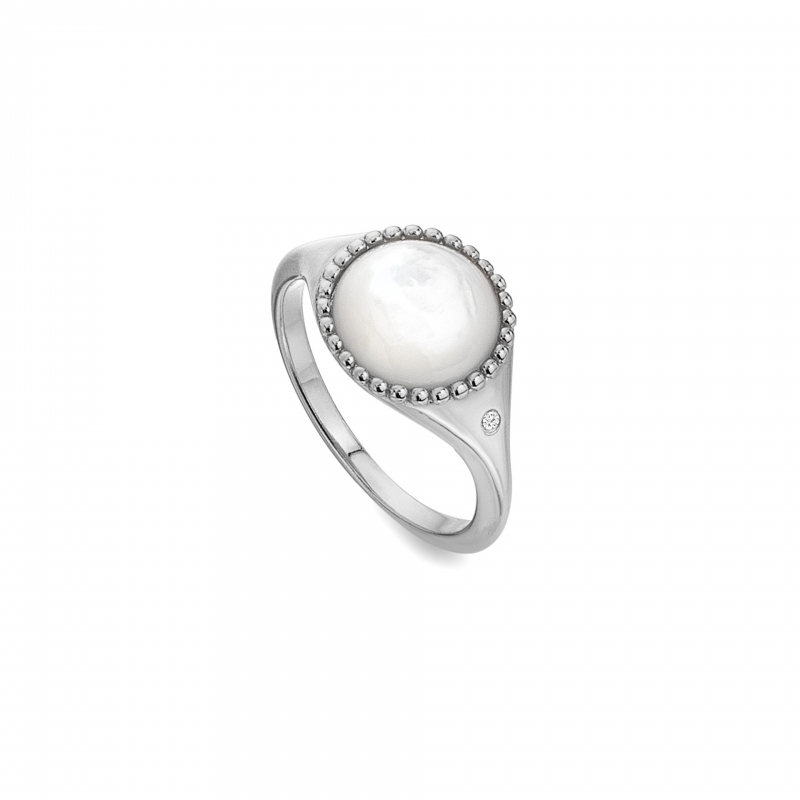 Anel Mulher Hot Diamonds Mother of Pearl - DR258/L