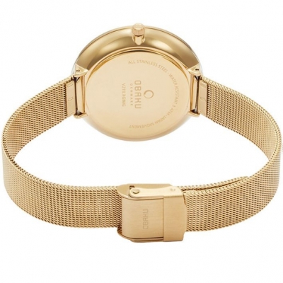 Relógio Mulher Obaku Mynte Gold - V211LXGIMG