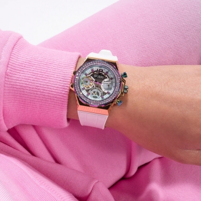 Relógio Mulher Guess Fusion Branco - GW0553L2