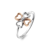Anel Mulher Hot Diamonds Lucky in Love Rosegold - DR216