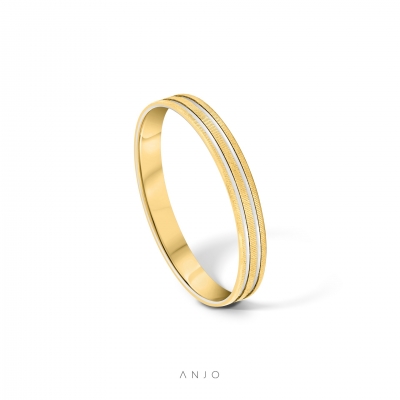 Aliança Ouro 9K ANJO Juno - AL9K46/3/126