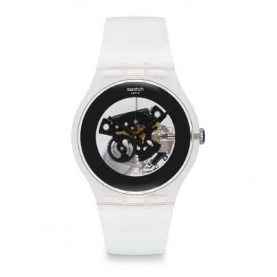 Relógio Unisexo Swatch Black Ghost  SUOK107