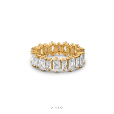 Anel de Aço Mulher ANJO Abstract Shine - ST.AN014DCZ