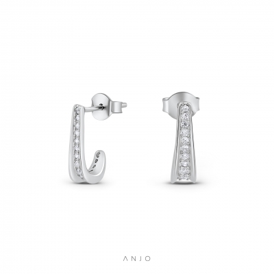 Brincos de Prata Mulher ANJO Shine Flow - BR0672PCZ