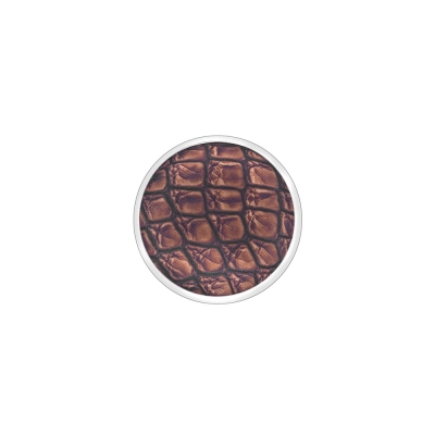 Coin Mulher Emozioni Faux Crocodile Dark Brown 25 mm - EC093
