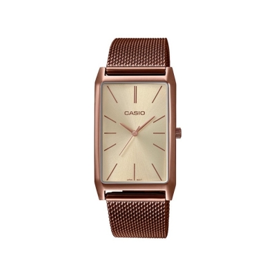 Relógio Mulher Casio Vintage Edgy Ouro Rosa - LTP-E156MR-9AEF