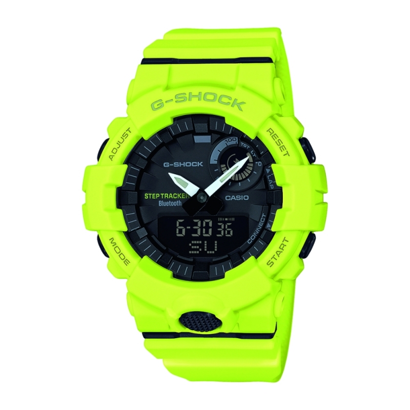 Relógio Homem G-Shock G-Squad Amarelo - GBA-800-9AER
