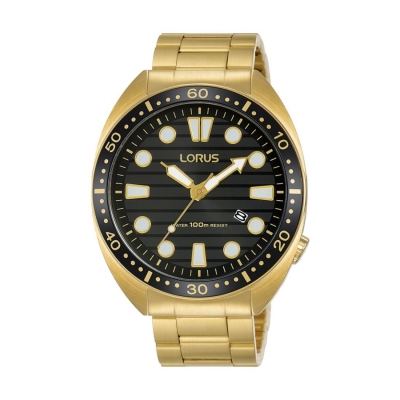 Relógio Homem Lorus Sports Dourado - RH922LX9