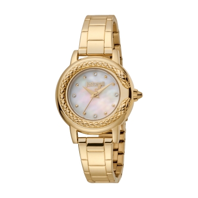 Relógio Mulher Just Cavalli Glam Chic Dourado - JC1L151M0065