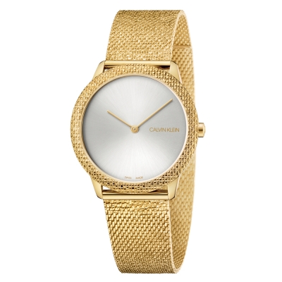 Relógio Mulher Calvin Klein Minimal Dourado - K3M22V26