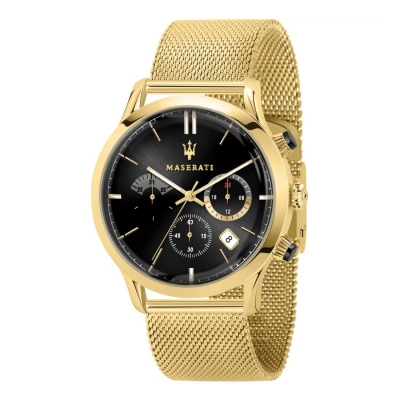 Relógio Homem Maserati Ricordo Dourado - R8873633003