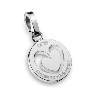 Charm Mulher One Jewels Energy Listen to Your Heart - OJEBC042